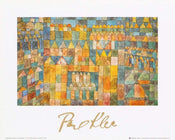 Paul Klee  Tempelviertel von Pert, 1928 Reproducción de arte 30x24cm | Yourdecoration.es