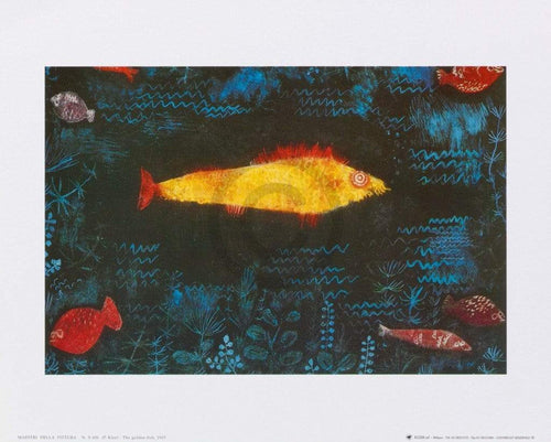 Paul Klee  The golden fish, 1925 Reproducción de arte 30x24cm | Yourdecoration.es
