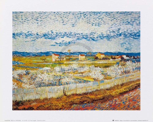 Vincent Van Gogh  Pesco in fiore Reproducción de arte 30x24cm | Yourdecoration.es