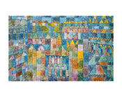 Paul Klee  Tempelviertel von Pert, 1928 Reproducción de arte 50x40cm | Yourdecoration.es