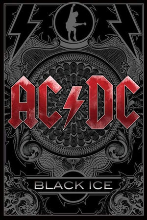 Pyramid AC DC Black Ice Póster 61x91,5cm | Yourdecoration.es