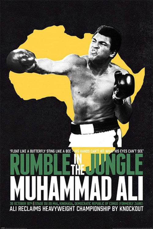 Pyramid Muhammad Ali Rumble in the Jungle Póster 61x91,5cm | Yourdecoration.es