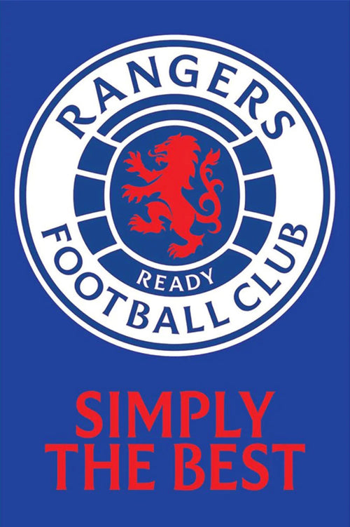 pyramid pp34963 rangers f c simply the best Póster 61x91 5cm | Yourdecoration.es