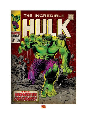 Pyramid Incredible Hulk Monster Unleashed Reproducción de arte 60x80cm | Yourdecoration.es