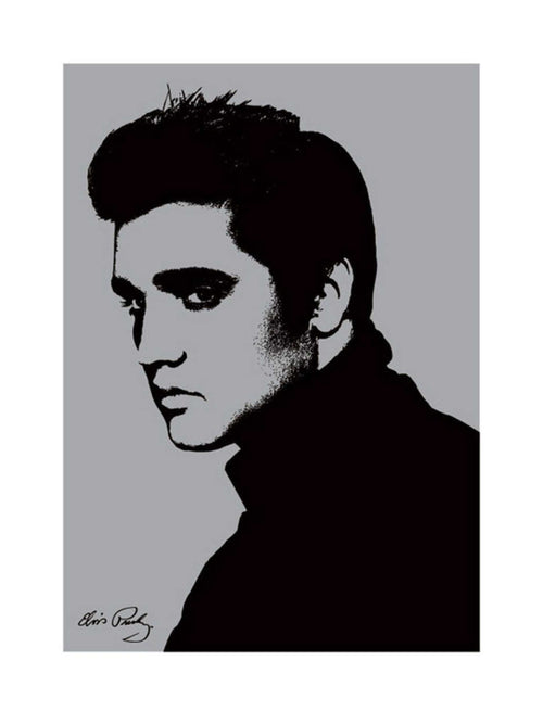 Pyramid Elvis Presley Metallic Reproducción de arte 60x80cm | Yourdecoration.es