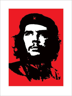 Pyramid Che Guevara Red Reproducción de arte 40x40cm | Yourdecoration.es