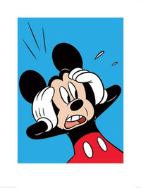 Pyramid Mickey Mouse Shocked Reproducción de arte 60x80cm | Yourdecoration.es