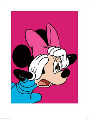 Pyramid Minnie Mouse Shocked Reproducción de arte 60x80cm | Yourdecoration.es