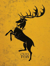 Pyramid Game of Thrones Baratheon Reproducción de arte 60x80cm | Yourdecoration.es