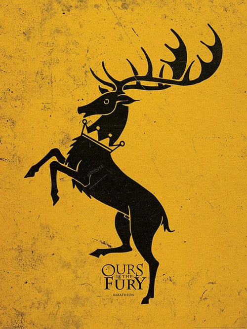 Pyramid Game of Thrones Baratheon Reproducción de arte 60x80cm | Yourdecoration.es