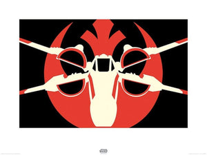 Pyramid Star Wars Episode VII XWing Pop Art Reproducción de arte 60x80cm | Yourdecoration.es