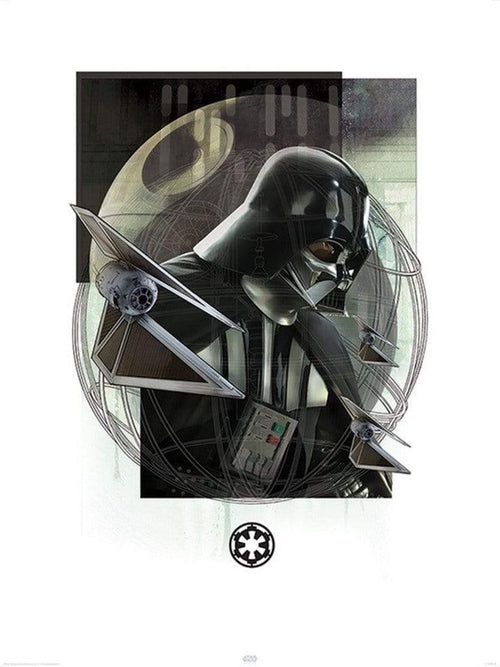 Pyramid Star Wars Rogue One Darth Vader and Strikers Reproducción de arte 60x80cm | Yourdecoration.es