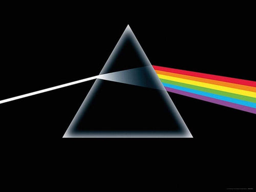 Pyramid Pink Floyd Dark Side Of The Moon Reproducción de arte 60x80cm | Yourdecoration.es