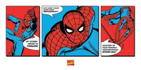Pyramid Spider Man Triptych Reproducción de arte 50x100cm | Yourdecoration.es