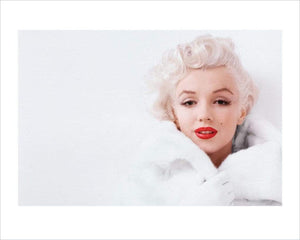 Pyramid Marilyn Monroe White Reproducción de arte 40x50cm | Yourdecoration.es