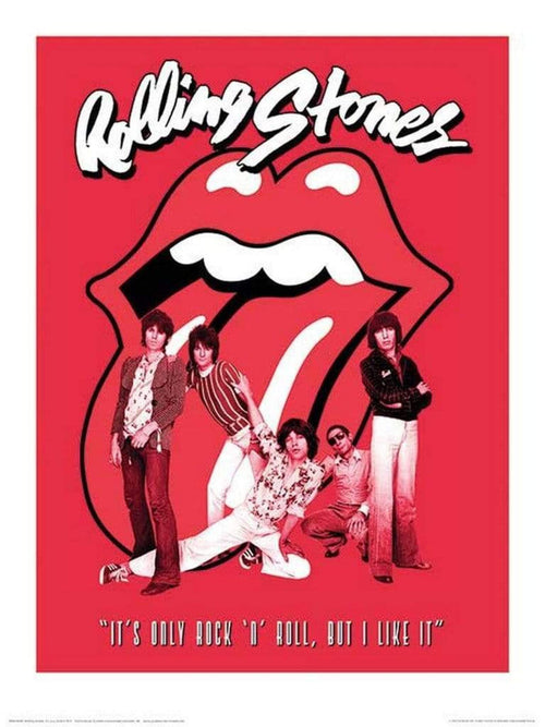 Pyramid The Rolling Stones Its Only Rock n Roll Reproducción de arte 30x40cm | Yourdecoration.es