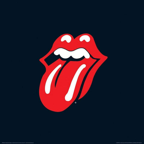 Pyramid The Rolling Stones Lips Reproducción de arte 40x40cm | Yourdecoration.es