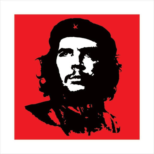 Pyramid Che Guevara Red Reproducción de arte 40x40cm | Yourdecoration.es