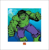 Pyramid Hulk Marvel Comics Reproducción de arte 40x40cm | Yourdecoration.es