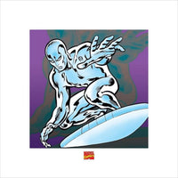 Pyramid Silver Surfer Marvel Comics Reproducción de arte 40x40cm | Yourdecoration.es