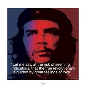 Pyramid Che Guevara iQuote Reproducción de arte 40x40cm | Yourdecoration.es