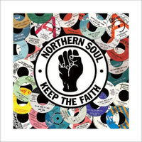 Pyramid Northern Soul Labels Reproducción de arte 40x40cm | Yourdecoration.es