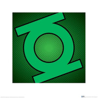 Pyramid DC Comics Green Lantern Symbol Reproducción de arte 40x40cm | Yourdecoration.es