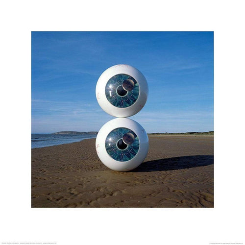 Pyramid Pink Floyd Pulse Eyeballs Reproducción de arte 40x40cm | Yourdecoration.es