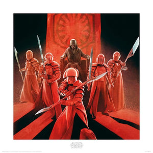 Pyramid Star Wars The Last Jedi Snoke and Elite Guards Reproducción de arte 40x40cm | Yourdecoration.be
