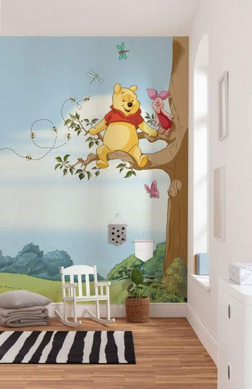 4 4116 komar winnie pooh tree Fotomural 184x254cm 4 Partes Ambiente | Yourdecoration.es