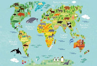 5451 8 wizard genius kids world map animals Fotomural Tejido No Tejido 384x260cm 8 Tiras 07e8ab68 9deb 4d9b b766 f1cba25fd1f4 | Yourdecoration.es