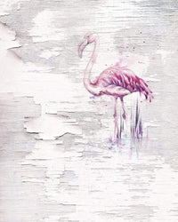 6007a vd2 komar pink flamingo Fotomural Tejido No Tejido 200x250cm 2 Tiras | Yourdecoration.es
