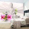 Artgeist Buddha and Orchids Fotomural Tejido No Tejido Ambiente | Yourdecoration.es