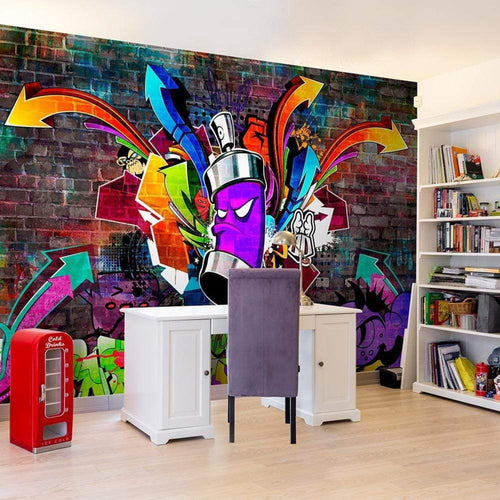Artgeist Graffiti Colourful Attack Fotomural Tejido No Tejido Ambiente | Yourdecoration.es