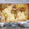 Artgeist Old World Map Fotomural Tejido No Tejido Ambiente | Yourdecoration.es