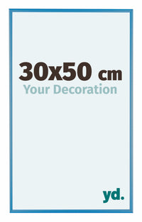 Austin Aluminio Marco De Fotos 30x50cm Acero Azul Delantera Tamano | Yourdecoration.es