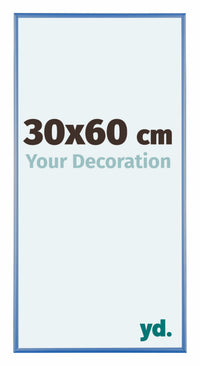 Austin Aluminio Marco De Fotos 30x60cm Acero Azul Delantera Tamano | Yourdecoration.es