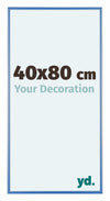 Austin Aluminio Marco De Fotos 40x80cm Acero Azul Delantera Tamano | Yourdecoration.es