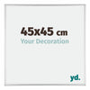 Austin Aluminio Marco De Fotos 45x45cm Plateado Muy Brillante Delantera Tamano | Yourdecoration.es