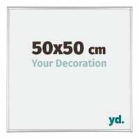Austin Aluminio Marco De Fotos 50x50cm Plateado Muy Brillante Delantera Tamano | Yourdecoration.es