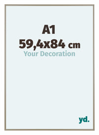 Austin Aluminio Marco De Fotos 59 4x84cm A1 Champan Delantera Tamano | Yourdecoration.es