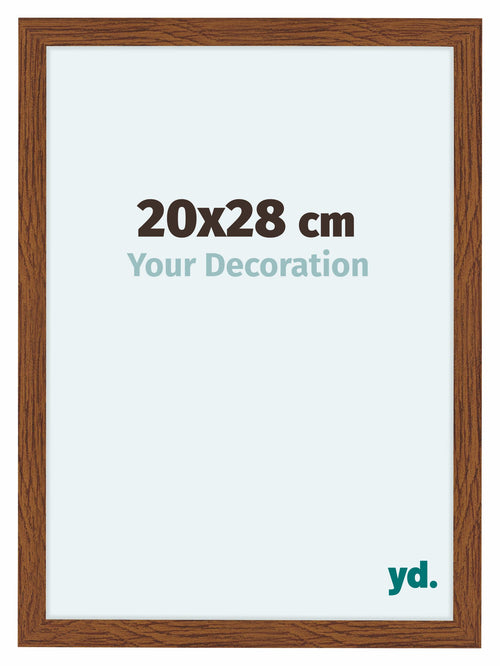 Como MDF Marco De Fotos 20x28cm Roble Rustico Parte Delantera Tamano | Yourdecoration.es