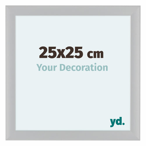 Como MDF Marco De Fotos 25x25cm Blanco Muy Brillante Parte Delantera Tamano | Yourdecoration.es