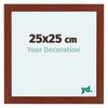 Como MDF Marco De Fotos 25x25cm Cerezas Parte Delantera Tamano | Yourdecoration.es