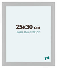 Como MDF Marco De Fotos 25x30cm Blanco Muy Brillante Parte Delantera Tamano | Yourdecoration.es