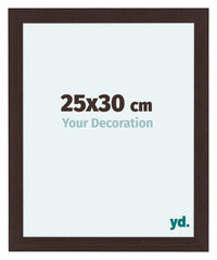 Como MDF Marco De Fotos 25x30cm Roble Oscuro Parte Delantera Tamano | Yourdecoration.es