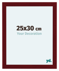 Como MDF Marco De Fotos 25x30cm Vino Tinto Barrido Parte Delantera Tamano | Yourdecoration.es