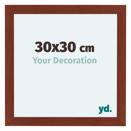 Como MDF Marco De Fotos 30x30cm Cerezas Parte Delantera Tamano | Yourdecoration.es