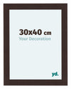 Como MDF Marco De Fotos 30x40cm Roble Oscuro Parte Delantera Tamano | Yourdecoration.es