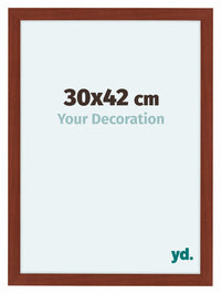Como MDF Marco De Fotos 30x42cm Cerezas Parte Delantera Tamano | Yourdecoration.es